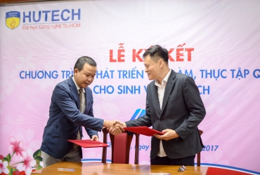 HUTECH và VJQC ký kết hợp tác chương trình việc làm quốc tế “HUTECH Global Jobs”